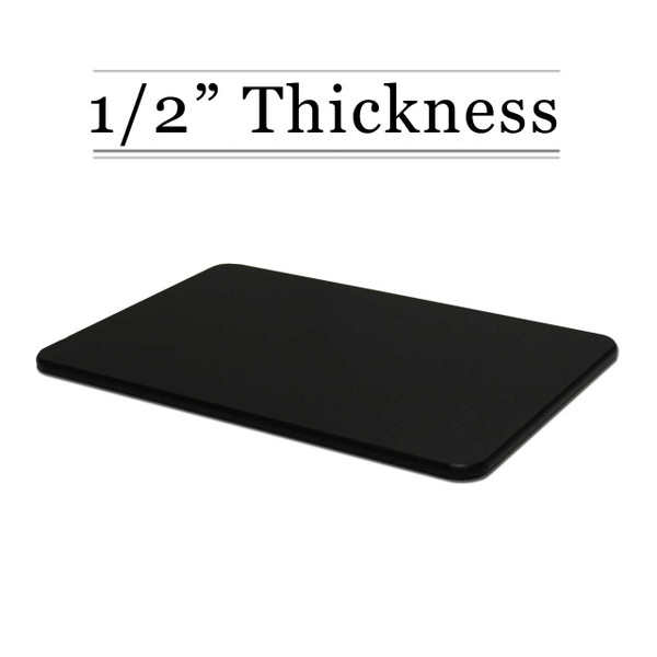 1/2 Thick Black Custom Cutting Board