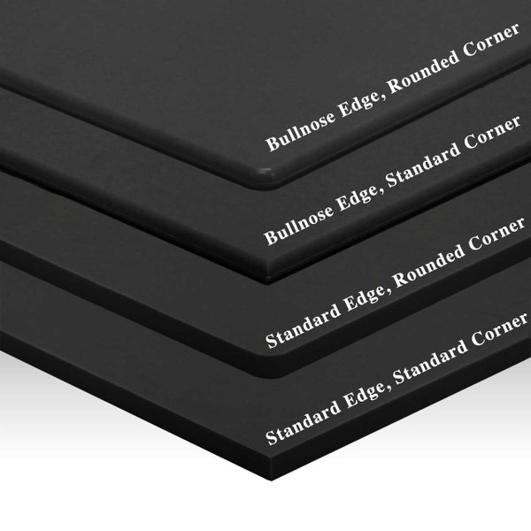 1/2" Thick Black Custom Cutting Board Cutting Board Company