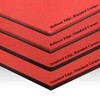 3/4"" Thick Red HDPE Cutting Board Corners