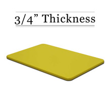 3/4 Thick Yellow Custom Cutting Board