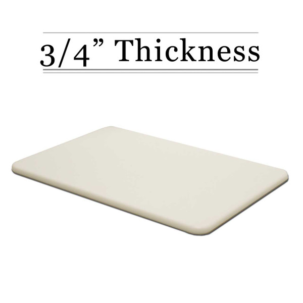 3/4 Thick White Custom Cutting Board