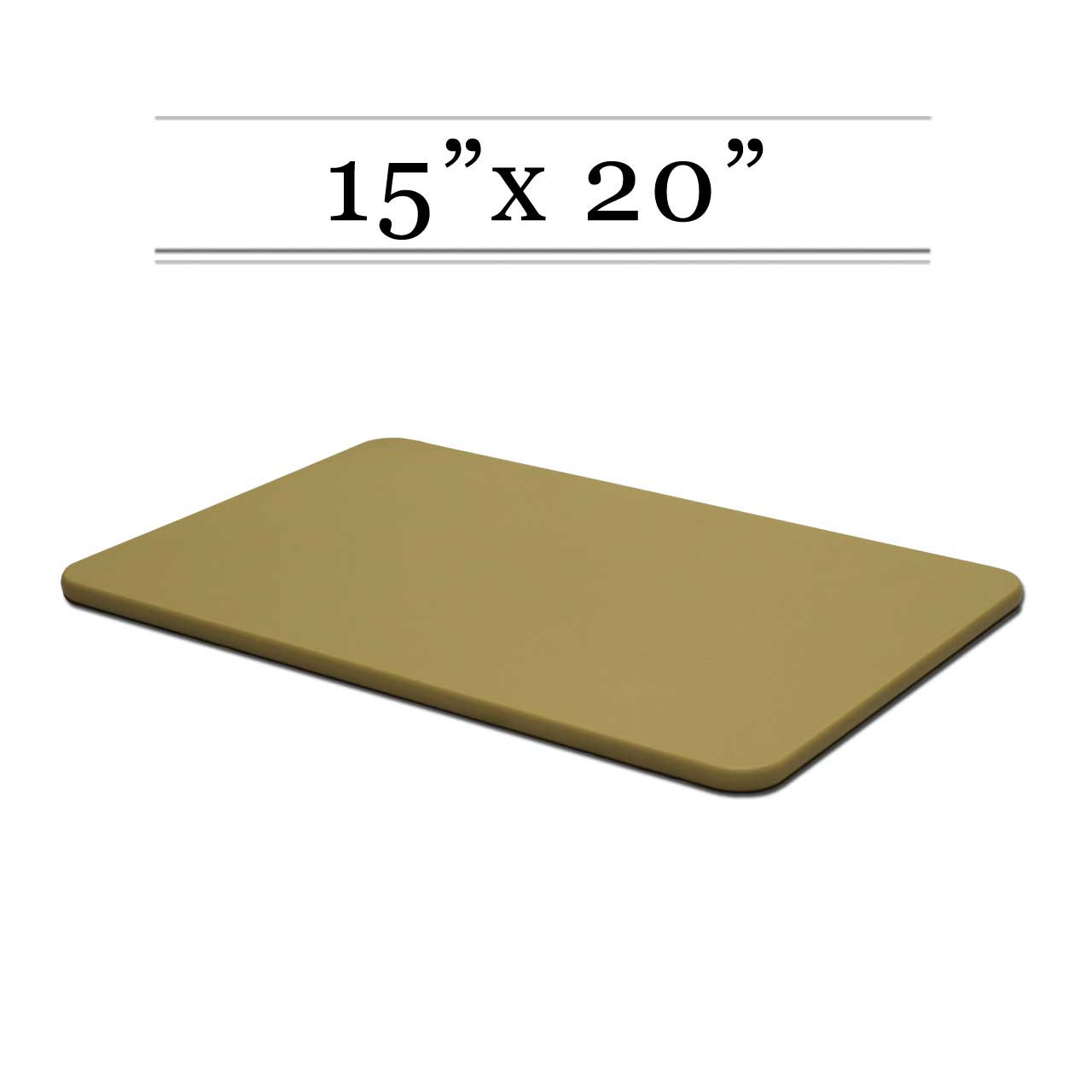  Plastic Cutting Board 15x20 3/4 Thick White, NSF Approved  Commercial Use: Home & Kitchen