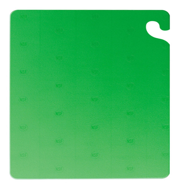 San Jamar GREEN Cut-N-Carry Cutting Board 15" x 20" x 1/2"