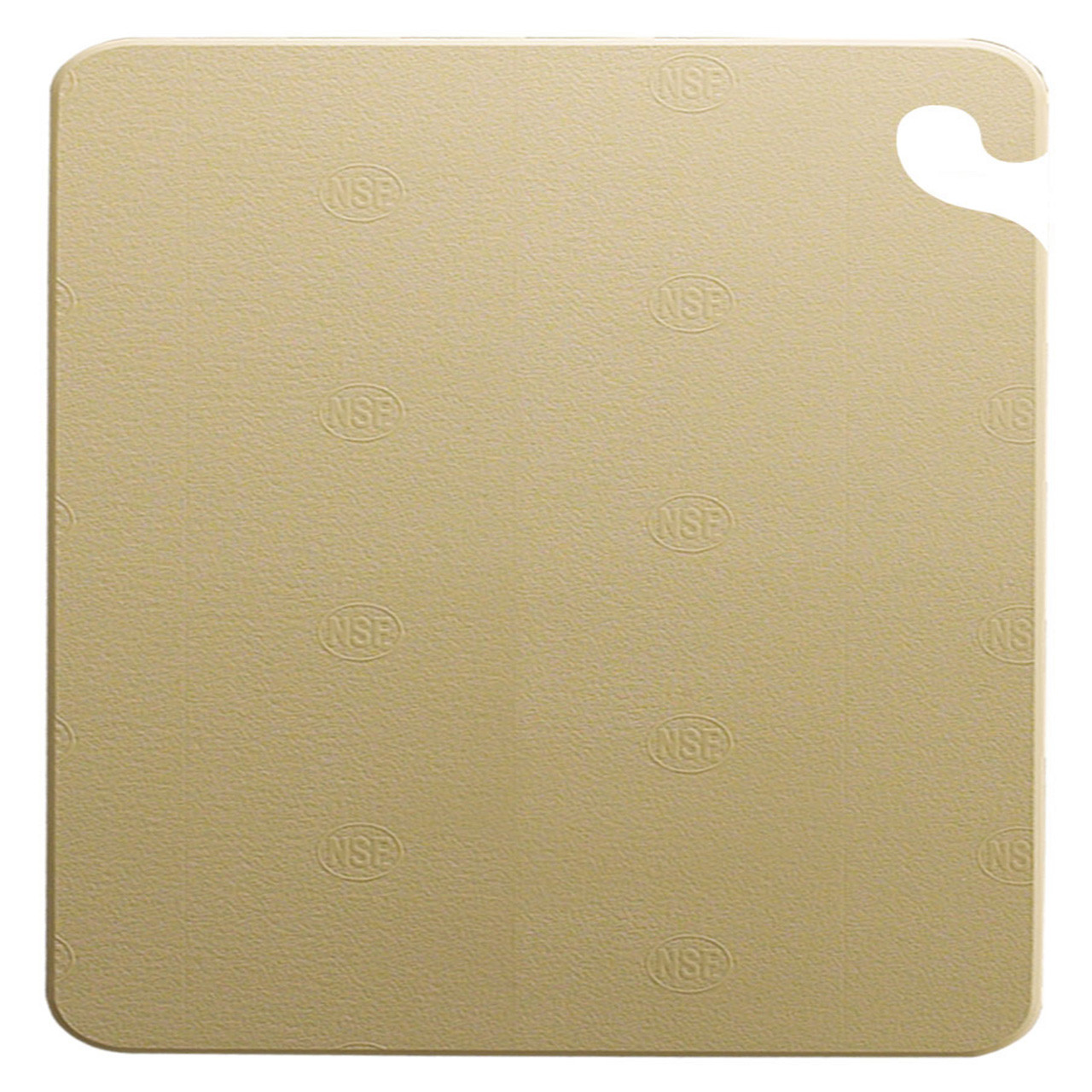 San Jamar Cut-N-Carry Co-Polymer White Cutting Boards 