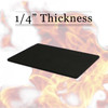 1/4" Thick Black Richlite Cutting Board
