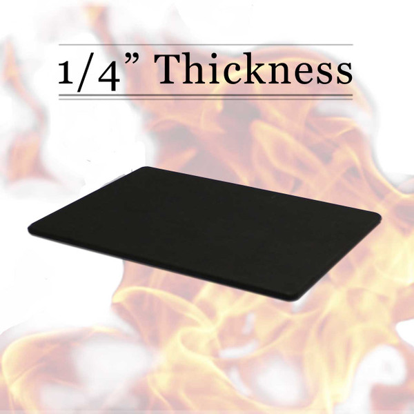 1/4" Thick Black Richlite Cutting Board