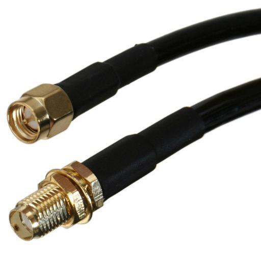 Supervisar borgoña tifón SMA Male to SMA Female LL195 Coax Cable - 6m - WirelessGear