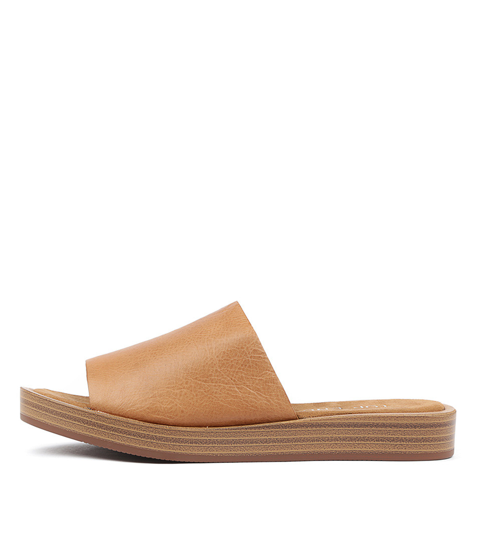 FARON Sandals in Tan Leather - Top End Shoes