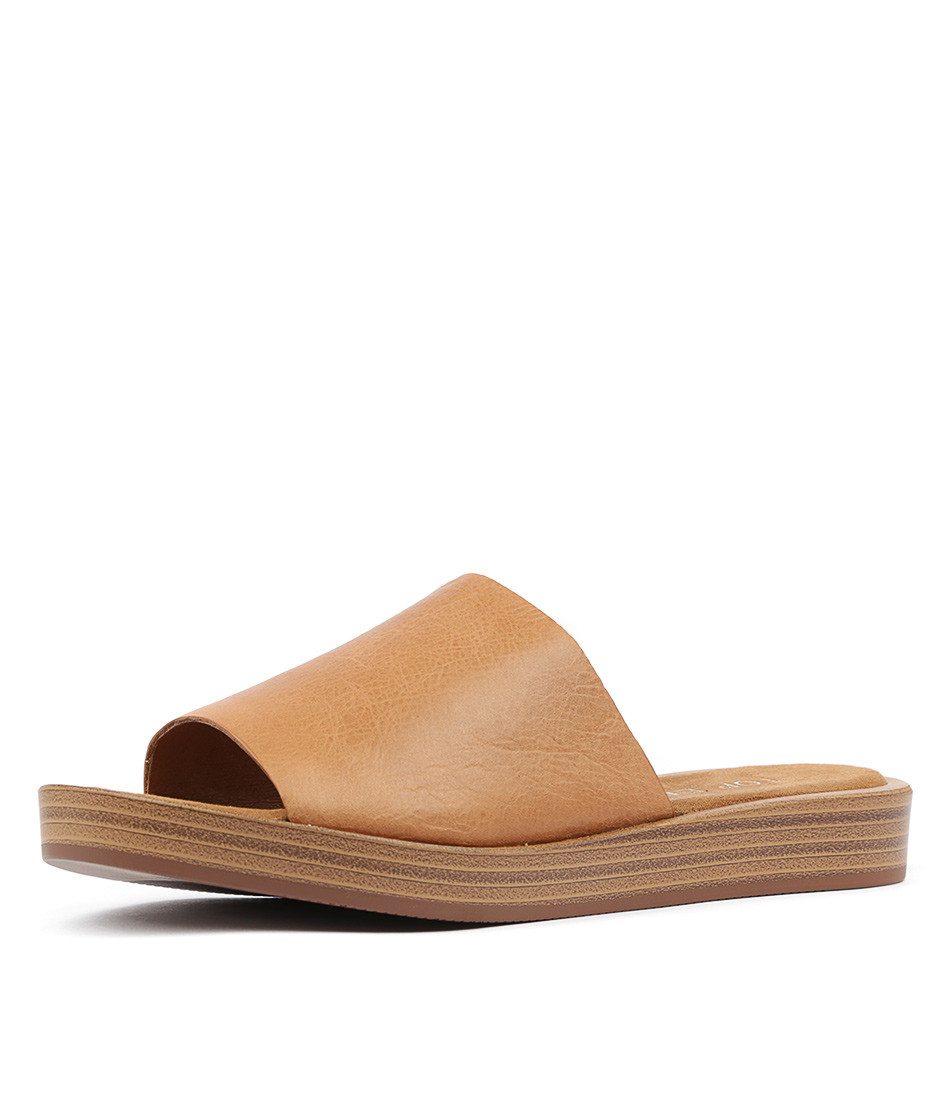 FARON Sandals in Tan Leather - Top End Shoes