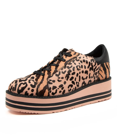 cheetah platform shoes