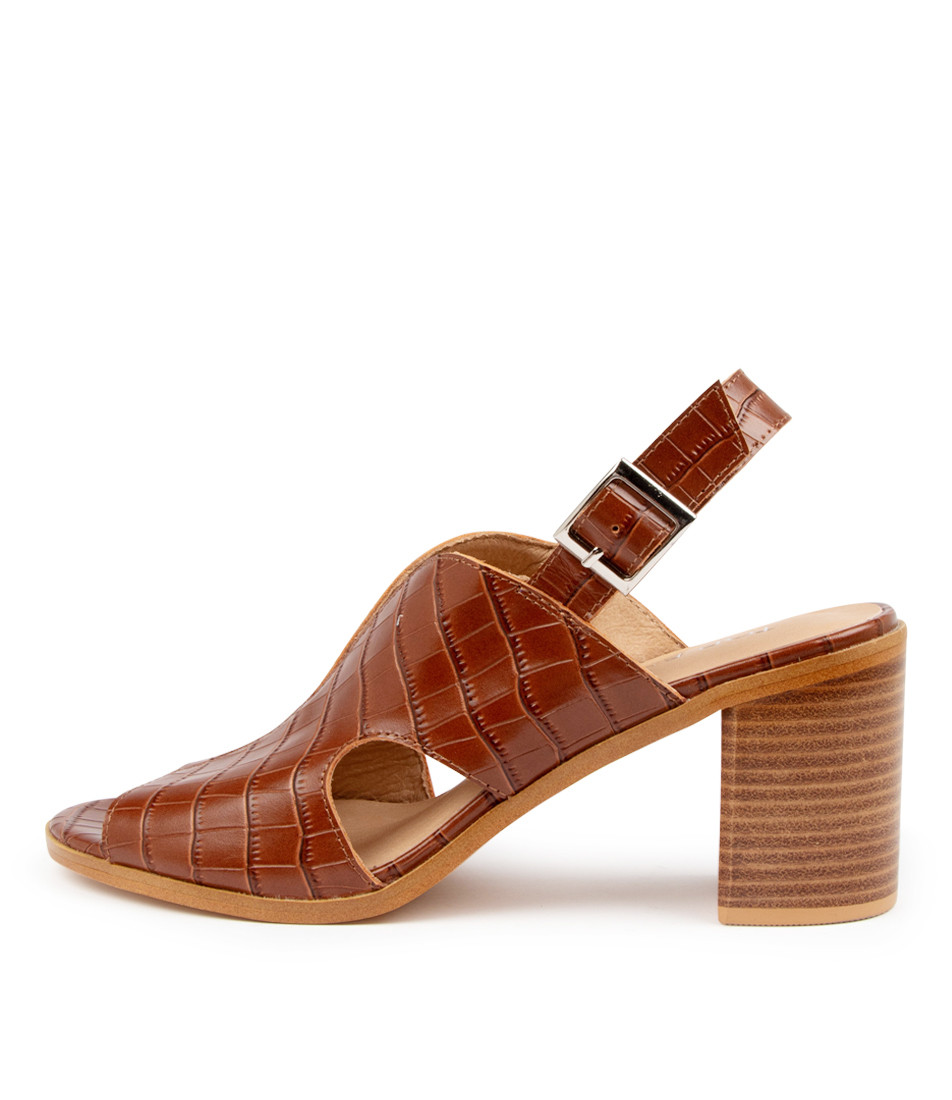 Tan clearance croc sandals