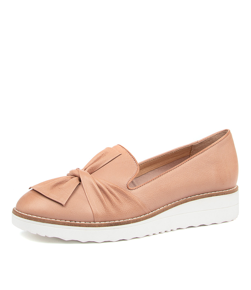 OCLEM Flats In Warm Rose Leather Top End Shoes oclem-flats-in-warm-rose-leather-top-end-shoes