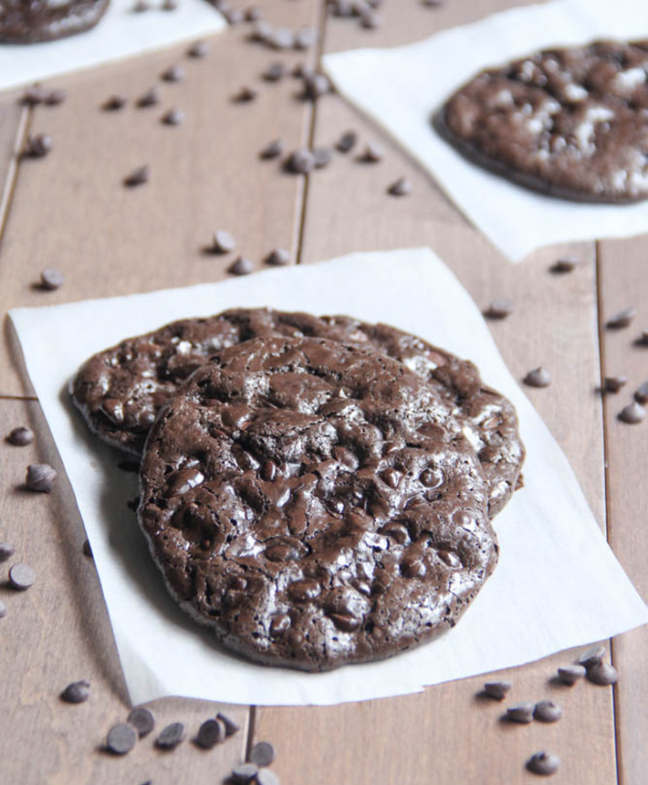 Flourless Double Gluten-free Chocolate Chip Cookies