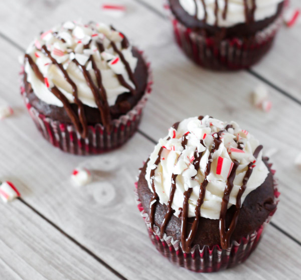 Gluten-Free Vegan Chocolate Peppermint Cupcakes