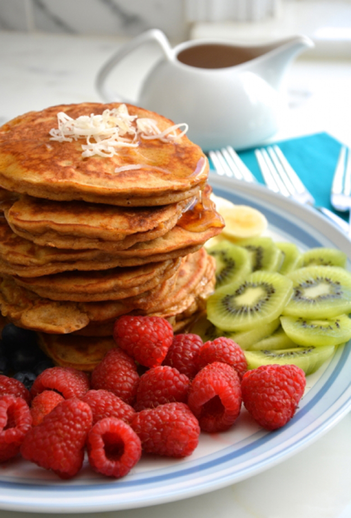 fluffy pancake recipe healthy fast pancakes vermints breakfast