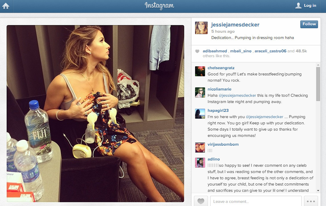 10 Awesome Celebrity Breastfeeding Moments Milk And Love