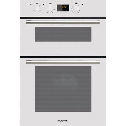 Hotpoint DD2 540 WH Electric Built-In Double Oven - White - GRADED