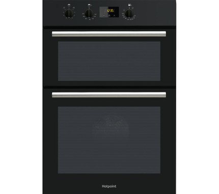 Hotpoint DD2 540 BL Electric Built-In Double Oven - Black - GRADED