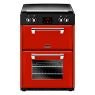 Stoves Richmond 600Ei 60cm Electric Cooker with Induction Hob - Hot Jalapeno - A/A Rated - GRADED.