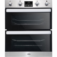 Belling BI702FPCT Built Under Double Oven - Stainless Steel - A/A Rated - GRADED