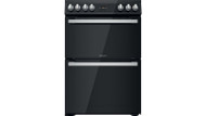 Hotpoint HDT67V9H2CB/UK Electric Cooker with Ceramic Hob - Black - A/A Rated - GRADED