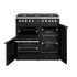 Stoves Precision Deluxe S900DF Black 90cm Dual Fuel Range Cooker - GRADED