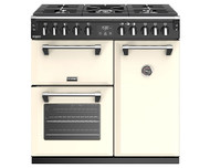 Stoves Richmond Deluxe S900DF 90cm Dual Fuel Range Cooker - Classic Cream - A/A Rated - GRADED