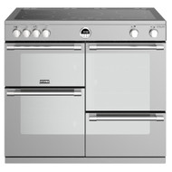Stoves Sterling Deluxe S1000Ei Stainless Steel 100cm Electric Induction Range Cooker - GRADED