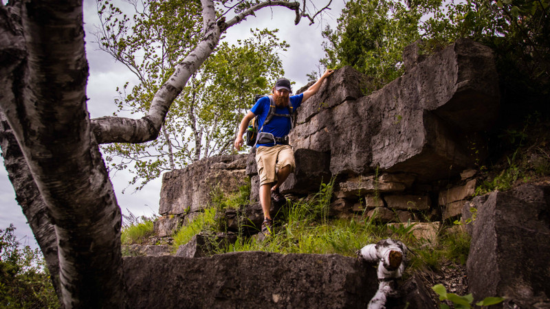 Preparing for a hike