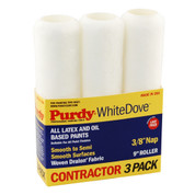 Purdy 9" White Dove 3/8" Nap Roller Covers (3 Pack)