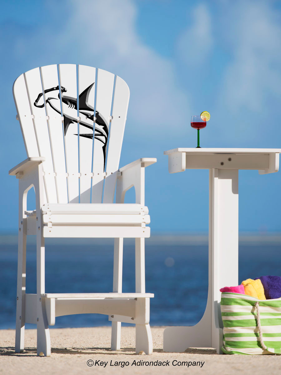 Outdoor Patio Lifeguard Chair Hammerhead Shark