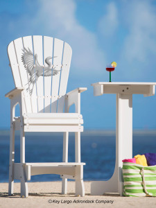 Outdoor Patio Lifeguard Patio Chair - Heron - JM Design
