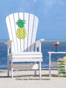 High Top Patio Chair - Pineapple