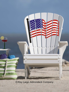 American Flag Adirondack Chair