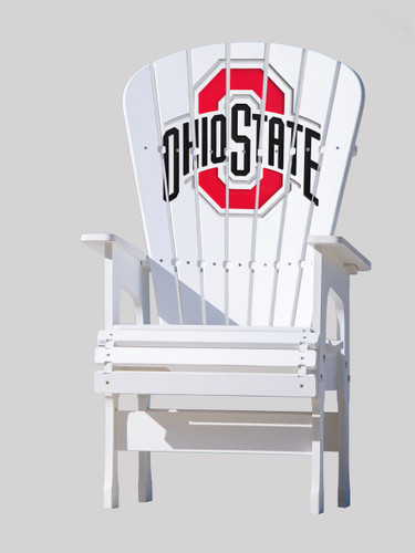 Ohio State University - High Top outdoor patio chair.
