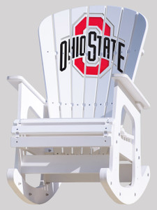 Ohio State Buckeye Rocking Chair