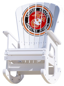 United States Marine Corps Rocking Chair