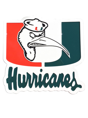 Miami Hurricanes IBIS wall Plaque