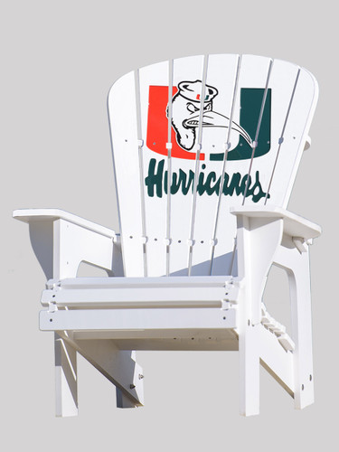 University of Miami Hurricanes Adirondack Chair