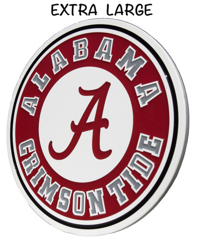 Extra Large Alabama Crimson Tide Wall Plaque...   31" x 31" x  .75"  Beautiful Hand poured epoxy resin.   25 Year Warranty and absolutely stunning.