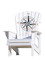 Compass Rose Adirondack Chair