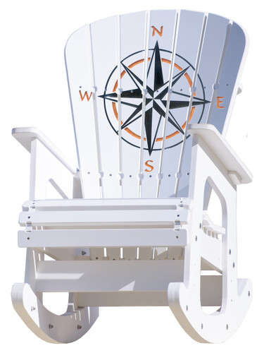 Compass Rose Rocking Chair