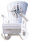 Compass Rose Rocking Chair
