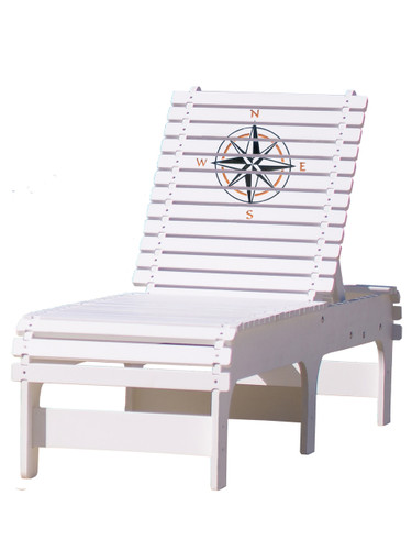 Compass Rose Chaise Lounge