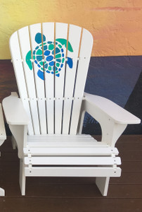 Multicolor Turtle Adirondack Chair