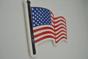 American Flag Wall Plaque