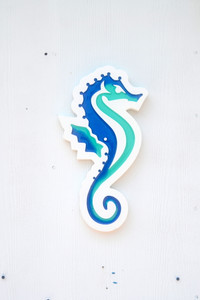 Small Seahorse Plaque