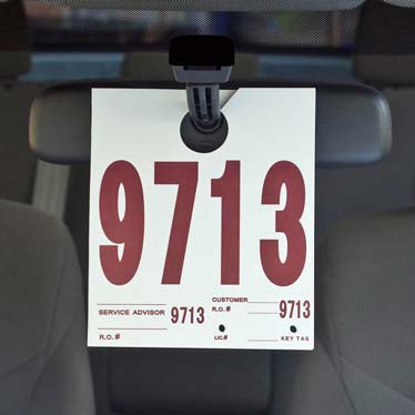 Automotive Hang Tags