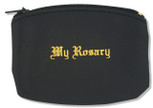 Traditional Rosary Pouch with Embossed "My Rosary"