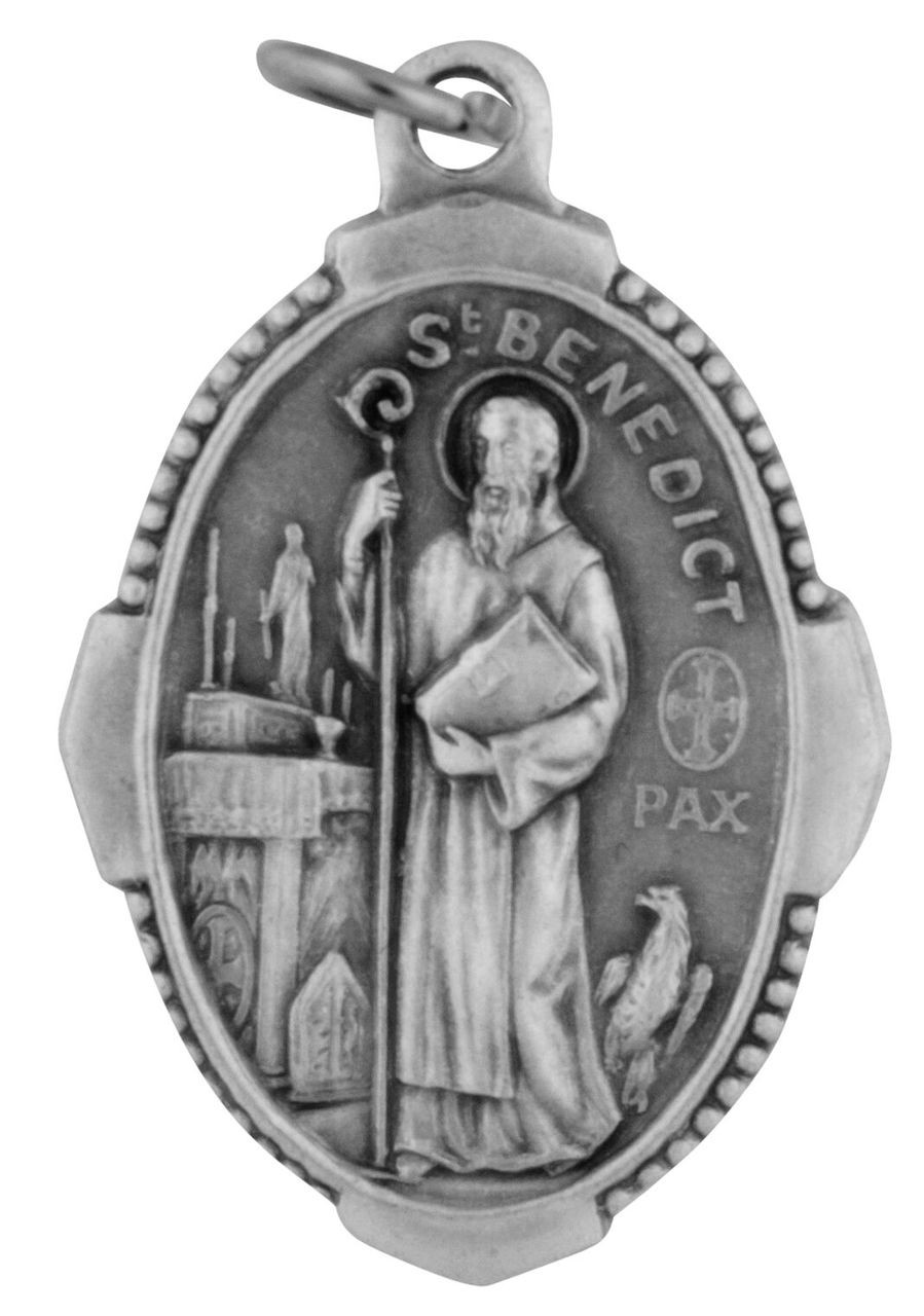 Traditional Catholic Saint Medal - St. Benedict - Trinity Church Supply